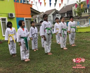 Taekwondo Class - Aman Perdana Klang | Tadika Anak Bintangku